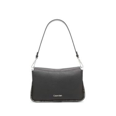 Imagem de Calvin Klein Bolsa de ombro Fay, Combo preto/cobra, One Size