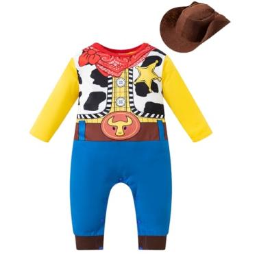 Imagem de LENSOUS Body de fantasia de médico para bebês meninos, Caubói, 18-24 Meses