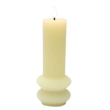 Imagem de Vela led a pilha D7,5 x A20,50cm, cor creme L Hermitage - Full Fit
