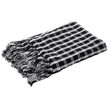 Imagem de Manta Arco-Íris 1,40m x 1,20m Algodão para Sofá, Tabaco