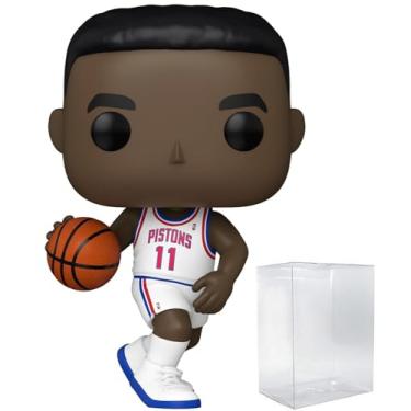 Imagem de POP NBA: Legends – Boneco de vinil Funko Isiah Thomas (Pistons Home) (pacote com caixa protetora compatível), multicolorido, 9,5 cm