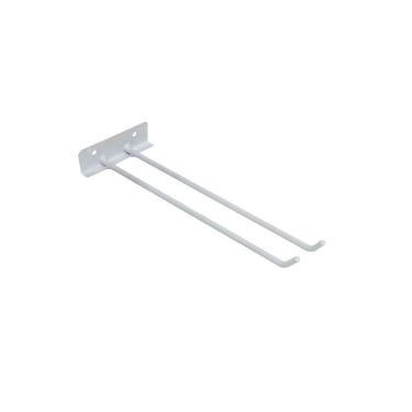 Imagem de Suporte Para Vassouras De Parede Aço Carbono Branco 30cm