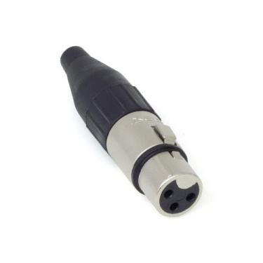 Imagem de Conector XLR Fêmea Santo Angelo SA2X Niquelado