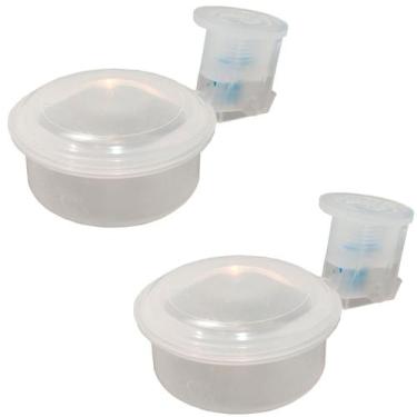 Imagem de Kit 2 Boias Transparente para Bebedouro de Barro - Universal