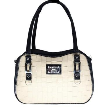 Imagem de Bolsa transversal feminina grande e resistente premium luxo - glamour,