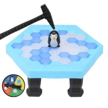 Imagem de Brinquedo Jogo Do Pinguim Equilíbrio Quebra Gelo Martelo - Dony Toys