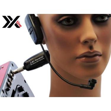 Imagem de Microfone s/ Fio Wireless 2.4G XXLive - Transm e Receptor p/ Shows, Pa