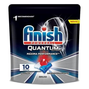 Imagem de Detergente Lava Louça Tabletes Finish Quantum Ultimate 10und, Quantum 