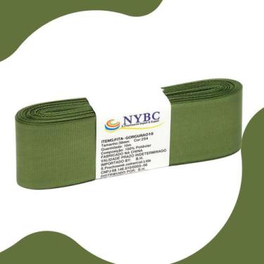 Imagem de Fita Para Laço De Gorgurão Verde Oliva - 38mm C/10 Metros - NYBC