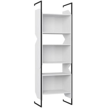 Imagem de Estante Multiuso Tripla Soul 1006 com Suporte e Nichos Branco - BE Mob