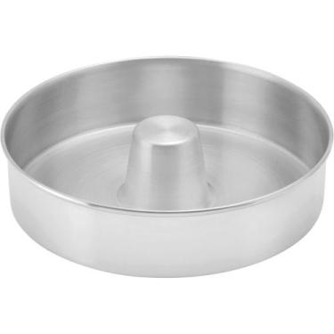 Imagem de Forma Canudo Alumínio Polido Para Bolo Pudim 28x7cm Panelux