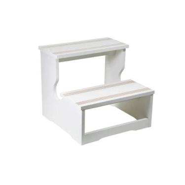 Imagem de Escada 2 Degraus - Madeira Branca - Salus Brasil