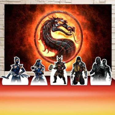 Imagem de KIT Festa Prata Mortal KOmbat  - IMPAKTO VISUAL