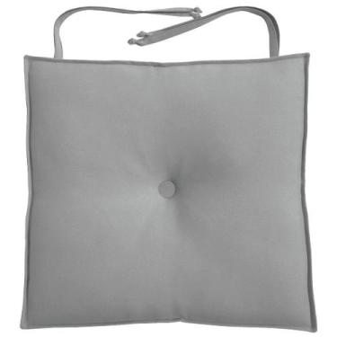 Imagem de Almofada Para Cadeira 40x40cm Moond - Cinza - FASTLAR