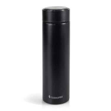 Imagem de Squeeze Térmico Aço Inox Preto 500 Ml Termopro