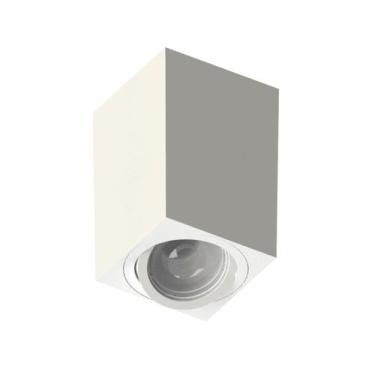 Imagem de Plafon Tower Quadrado Branco Face Plana Dicroica Save Energy