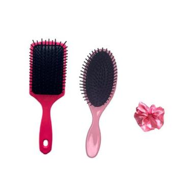 Imagem de Kit Escova Raquete Almofadada e Escova Almofadada Oval com Xuxinha - k