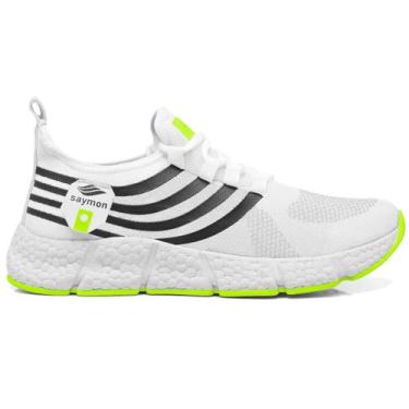 Imagem de Tênis Masculino Fast Academia New Saymon Yy Original, Branco, 37