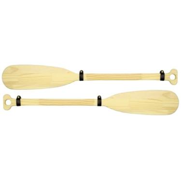 Imagem de Remo decorativo de pinus para parede Kit com 2 remos