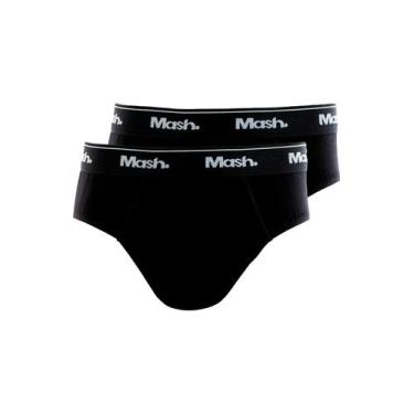Imagem de Kit com 2 Cuecas Infantil Slip Mash 193.01, Preto, GG