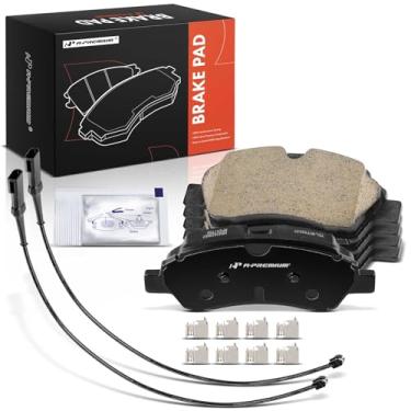 Imagem de A-Premium Conjunto de pastilhas de freio a disco de cerâmica traseiras compatível com modelos Ford selecionados - Transit-150, Transit-250, Transit-350, Transit-350 HD, 2015 2016 2017 2018 2019, 4