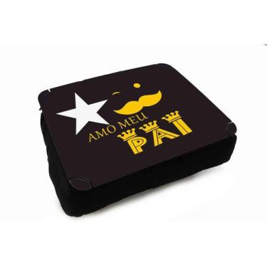 Imagem de Almofada Bandeja para Notebook Laptop Pai que Ama Futebol - Deluzz, Es