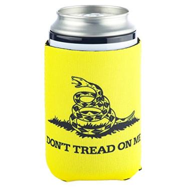 Imagem de Funny Guy Mugs Cooler de neoprene dobrável Don't Tread On Me Can Coolie - Drink Cooler