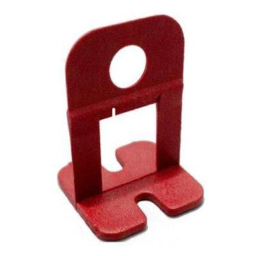 Imagem de Espacador/nivelador Vermelho/piso 1,5mm Com 50 - Sabonaro