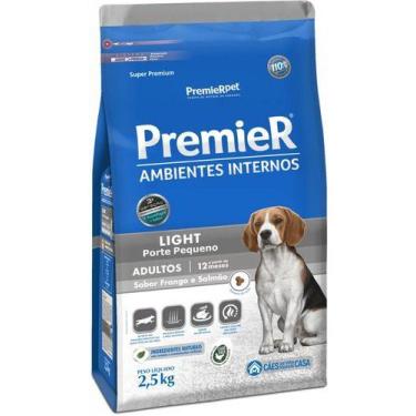 Imagem de Ração Premier Amb. Internos Light Cães Adultos Salmão/frango 2,5kg