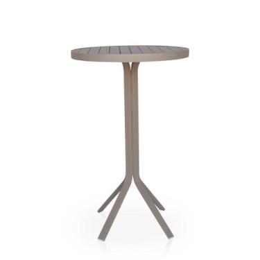 Imagem de Mesa Bistrô Alta Para Área Externa, Gourmet, Churrasqueira e Jardim - 