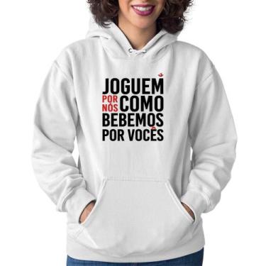 Imagem de Moletom Feminino Joguem por nós como bebemos por vocês - Foca na Moda,