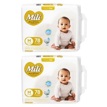 Imagem de Kit C2 Fralda Love Care GIGA Tam M - Mili Love Care - Mili Sa