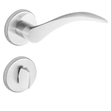 Imagem de Fechadura ICARO 55mm Escovada Zamack Imab Conjunto