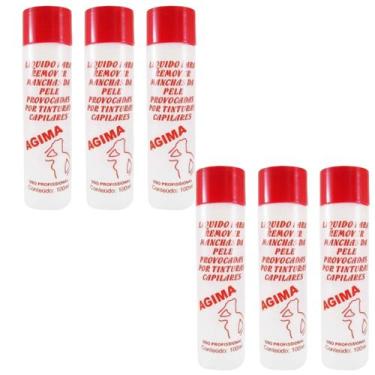 Imagem de Kit 6 Tira Manchas De Tinturas Capilares 100Ml - Agima - Agima Cosméti