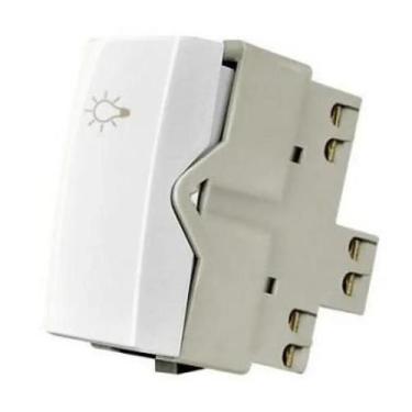 Imagem de Modulo interruptor pulsador minuteria com luz 10a sleek margirius