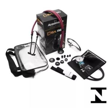 Imagem de Kit Enfermagem Acadêmico Linha Black Pamed Completo - Garantia 2 Anos,