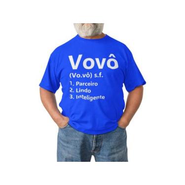 Imagem de Camiseta Frase Dia Dos Pais Papai Pai e Filho Azul Royal - Del France,