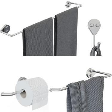 Imagem de Kit Acessórios Para Banheiro 4 Peças Cromado U.ARM - Unidas