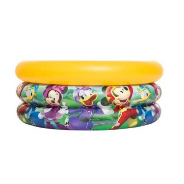 Imagem de Piscina Inflável Infantil 38 Litros Mickey 70 x 30cm Bestway