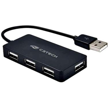 Imagem de Hub USB 2.0 C3Tech 4 Portas HU-220BK - 480Mbps