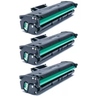 Imagem de Kit 3x Toner Compatível P/ Samsung Mlt-d101s D101 101 Ml2165 - BYQUALY