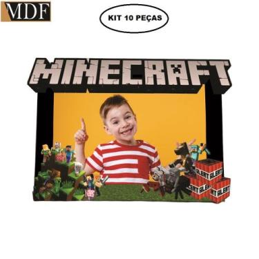 Imagem de Porta Retrato Infantil 3d Minicrafit Fotos 10x15 Kit 10 Un. Aniversári