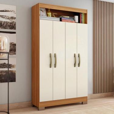 Imagem de Armário Multiuso Notável Móveis NT 4040 4 Portas - Notavel Moveis, Fre