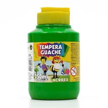 Imagem de Tinta Guache Acrilex 250ml, 510 - VERDE FOLHA