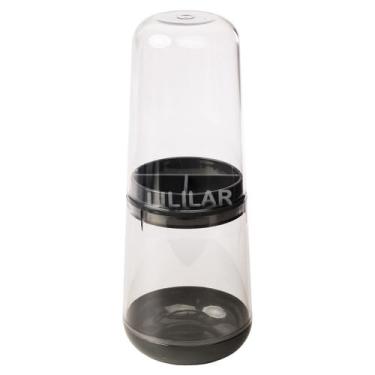 Imagem de Porta Escova e Creme Dental com Tampa Multiuso Blend Luxo - PLASUTIL, 
