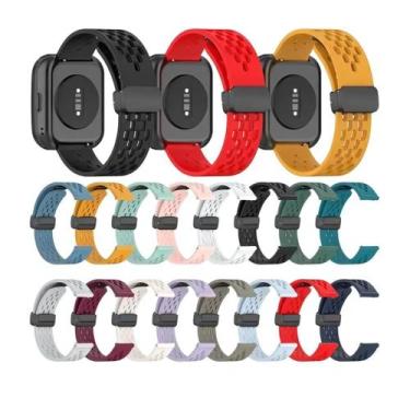 Imagem de Pulseira Poolsy Pull Silicone 20mm 22mm Relógio Inteligente Digital e 