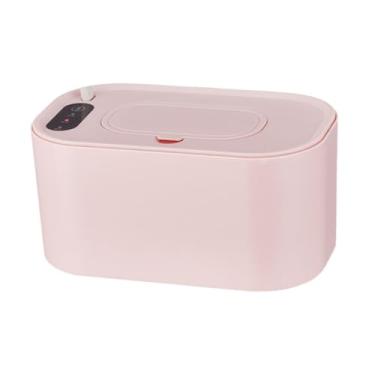 Imagem de menolana Aquecedor e dispensador de lenços umedecidos, máquina de aquecimento de lenços umedecidos, termostato portátil, aquecedor de lenços umedecidos, Rosa