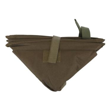 Imagem de Lata de Lixo Dobrável Ao Ar Livre Dobrável de 33L, Lixeira de Acampamento para Armazenamento de Bolsa de Jardim, Recipiente de Folhas de Detritos de Quintal Com Prendedor de