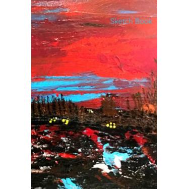 Imagem de Sketch Book - All-Purpose Notebook for Drawing, Writing, Drafting, Scribbling and/or Doodling w/ Original Cover Artwork by Cova Tembel: 80 pages, ... Original Artwork Title: The Storm Is Subduing