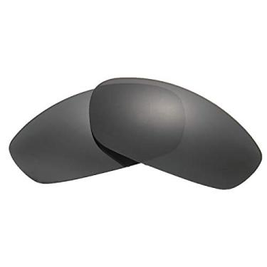 Imagem de NicelyFit Lentes de reposição polarizadas para óculos de sol Oakley Whisker armação de vidro (preto)